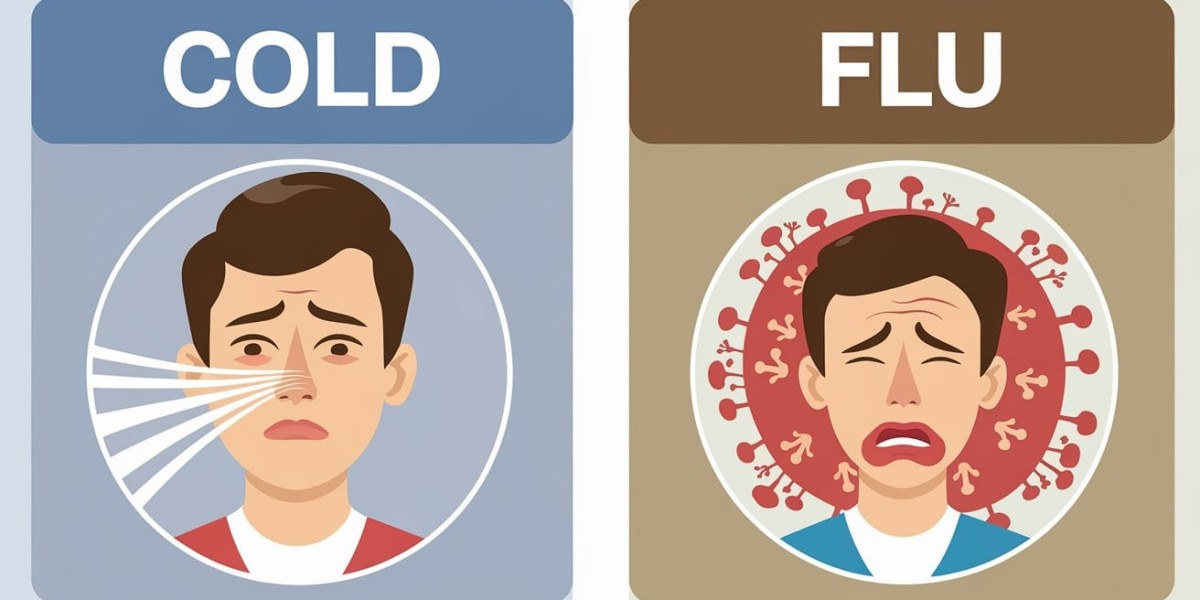 What is the difference between flu and cold Symptoms explained